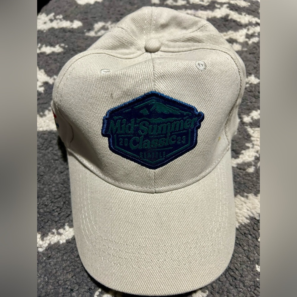 MLB All Star Game 2023 Capital One Mid-Summer Classic Hat Seattle Cream Baseball